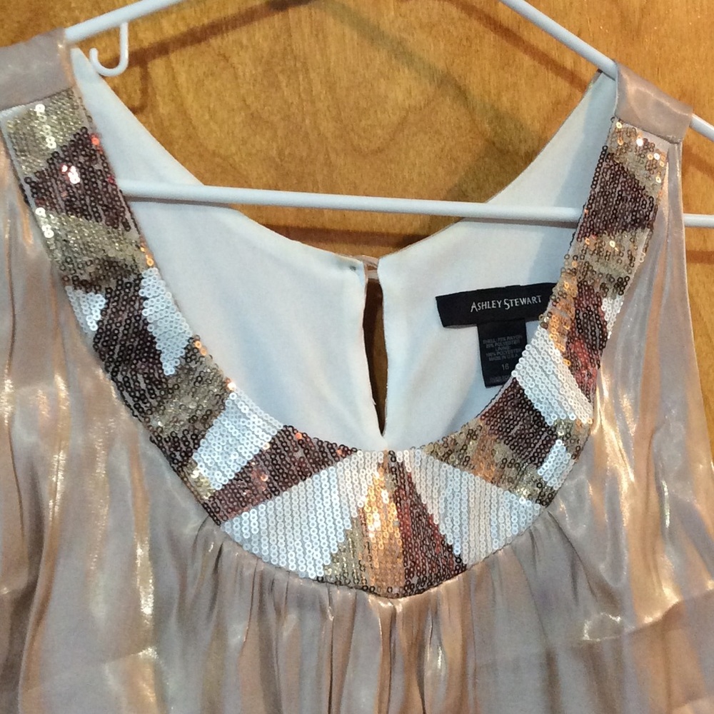 COPY - Shimmery Tank Top - Picture 2 of 10